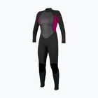 Дамски неопренов костюм за плуване O'Neill Reactor-2 3/2 Back Zip Full J18 black/punk pink