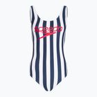 Speedo Ice Cream U-Back дамски бански костюм от една част син/бял
