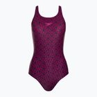 Speedo Boomstar Allover Muscleback дамски бански от една част черен/розов 68-12299B344