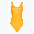 Дамски бански от една част Speedo Logo Deep U-Back orange