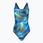 Speedo Дамски бански костюм от една част с щампа Medalist black/blue