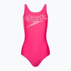 Дамски бански костюм Speedo Logo Deep U-Back от една част, розов 68-12369A657