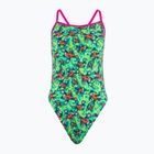 Дамски бански костюм от една част Speedo Allover Vback atomic lime / electric pink / fake green