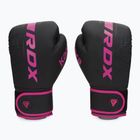 RDX F6 черно-розови боксови ръкавици BGR-F6MP