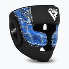 Боксова каска RDX New Aura F17 Head black/blue
