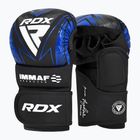 Ръкавици за граплинг RDX IMMAF Approved Shooted Grappling blue