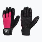 Тренировъчни ръкавици RDX W1F Full Finger pink