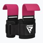 Каишки за вдигане на тежести с кукички RDX W5 Weight Lifting Hook Strap pink