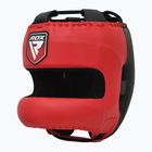 Боксова каска RDX Apex Boxing Head Gear With Nose Protection Bar red