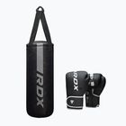 RDX F6 Junior Punch Bag + боксови ръкавици матово сребро