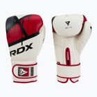 RDX боксови ръкавици червено и бяло BGR-F7R