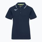 Детска тениска Mizuno Polo navy/white