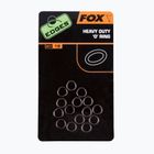 Fox Edges Heavy Duty O-пръстен за шаран 15 бр. черни CAC496
