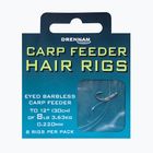 Drennan Carp Feeder Hair Rigs methode лидер с капси без бодли кука 8 + линия 8 ясен HNHCFD016