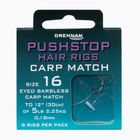 Pushstop H'rig Carp Метод водач със стопер кука без бодли + влакно 8 бр. прозрачен HNQCMA016