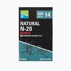 Preston Natural N-20 риболовни куки 15 бр. черни P0150062
