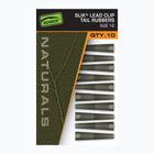 Secure Fox International Naturals Size 10 Slik Lead Clip Tail Rubber 10 бр.