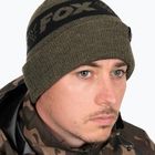 Зимна шапка Fox International Collection зелена/черна