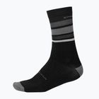 Чорапи за колоездене Endura BaaBaa Merino Stripe matt black