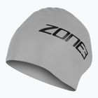 Шапка за плуване ZONE3 Extra Long Hair silver