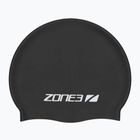 ZONE3 Силиконова шапка за плуване черна
