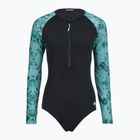 Дамски цял костюм за плуване ZONE3 Long Sleeve teal tie dye