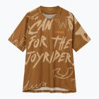 Мъжка тениска за колоездене Endura Singletrack Print trail bronze
