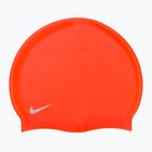 Детска плувна шапка Nike Solid Silicone оранжева TESS0106-618
