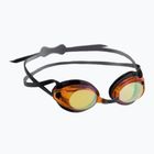 Детски очила за плуване Nike REMORA MIRROR JUNIOR черно-оранжеви NESS6156
