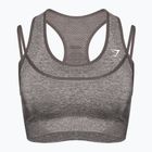 Gymshark Vital Rise Спортен сив сутиен за тренировка