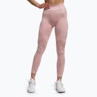 Дамски гамаши за тренировка Gymshark Flawless Shine Seamless розово/бяло