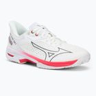 Дамски обувки за тенис Mizuno Wave Exceed Tour 5 CC undyed white/quiet shade/opera red
