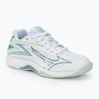 Детски волейболни обувки Mizuno Lightning Star Z7 JR white/gridge/patinagreen