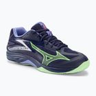 Мъжки обувки за волейбол Mizuno Thunder Blade Z evening blue / tech green / lolite