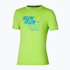 Мъжка тениска за бягане Mizuno Core Run Tee lime