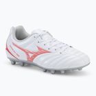 Детски футболни обувки Mizuno Monarcida Neo III Select AG white/radiant red