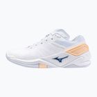 Дамски обувки за хандбал Mizuno Wave Stealth Neo white/navy peony/peach parfait