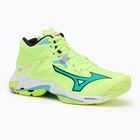 Обувки за волейбол Mizuno Wave Lightning Z8 Mid neo lime/black/splish splash