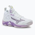 Дамски обувки за волейбол Mizuno Wave Momentum 3 Mid white/patrician purple/quince
