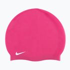 Nike Твърда силиконова шапка за плуване розова 93060-672