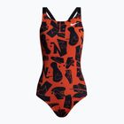Дамски бански костюм от една част Nike Multiple Print Fastback orange NESSC050-631