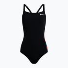 Дамски бански костюм от една част Nike Multiple Print Racerback Splice One black NESSC051-001
