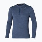 Мъжка тениска за бягане с дълъг ръкав Mizuno Impulse Core Half Zip estate blue