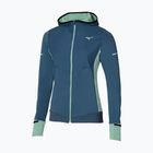 Дамско яке за бягане Mizuno Warmalite Hybrid Full Zip blue wing teal