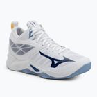 Волейболни обувки Mizuno Wave Dimension Mid бели/bellwether сини/belairblu