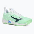 Mizuno Wave Momentum 3 обувки за волейбол neo mint/black/frontier blue