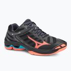 Обувки за волейбол Mizuno Wave Voltage 2 black/neon flame/peacock blue