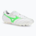 Мъжки футболни обувки Mizuno Morelia II Japan Md white/neon green/galaxy silver