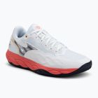 Мъжки обувки за тенис Mizuno Wave Enforce Court AC white/baritone blue/calypso coral