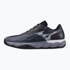 Mizuno Wave Enforce Court CC обувки за тенис odyssey сиво/бяло/син гранит